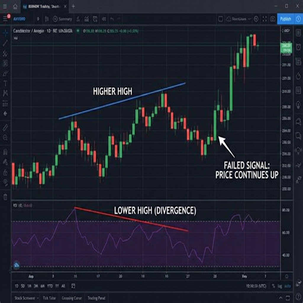 RSI Divergence Chart